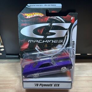 Hot Wheels Purple '70 Plymouth GTX Die-Cast Car